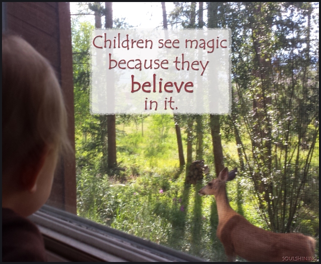 children see magic logo on right